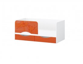 Апельсин металлик / Белый древесный