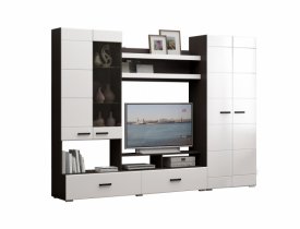 Венге / Белый глянец