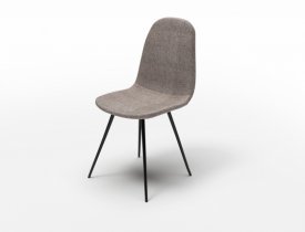 Бежевый (R002-ткань Zizi 002)/Черный муар SL