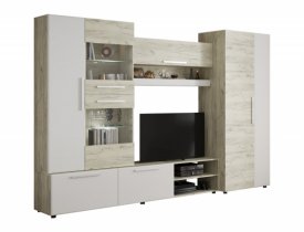 Дуб Крафт белый / Белый Софт матовый