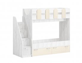 Ваниль глянец / Дуб Крафт белый