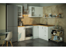 Белый глянец, фрезеровка 