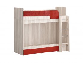  Ясень шимо светлый / Красный металлик