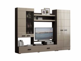 Венге / Латте глянец