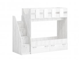 Белый матовый / Дуб Крафт белый