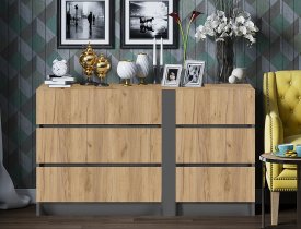 дуб крафт золотой/графит