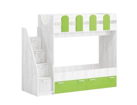 Лайм глянец / Дуб Крафт белый SL