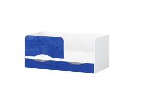 Тёмно-синий металлик / Белый древесный