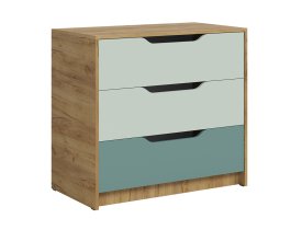 Дуб Крафт золотой / Пастельный зеленый / Сумеречный голубой